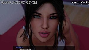 Dögös milf Carolines tabu találkozás mostohatestvérével 3D animációs pornóban